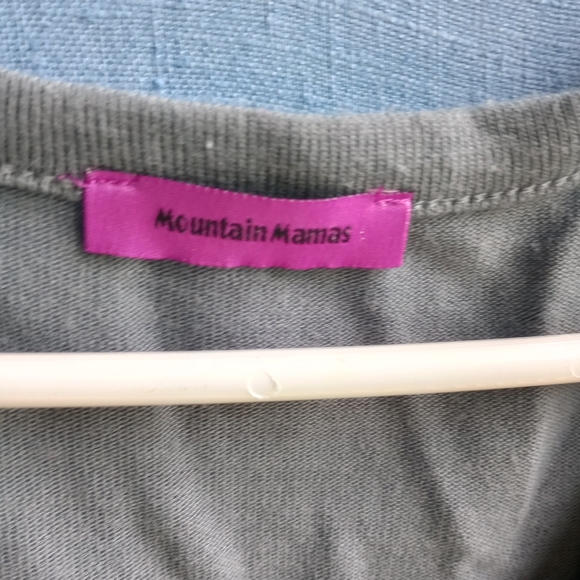 Mountain Mama Women's Plus Size XXL Gray 3/4 Sleeve Tunic - Picture 2 of 4